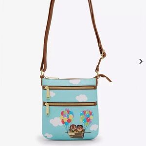 Disney Pixar Up Carl in Ellie adventure Crossbody bag